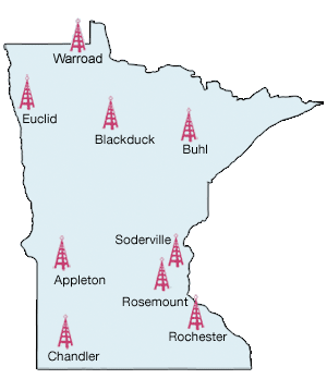 Tower Sites Map