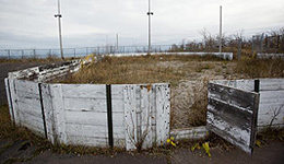 Overgrown hockey rink, Duluth, Minn.